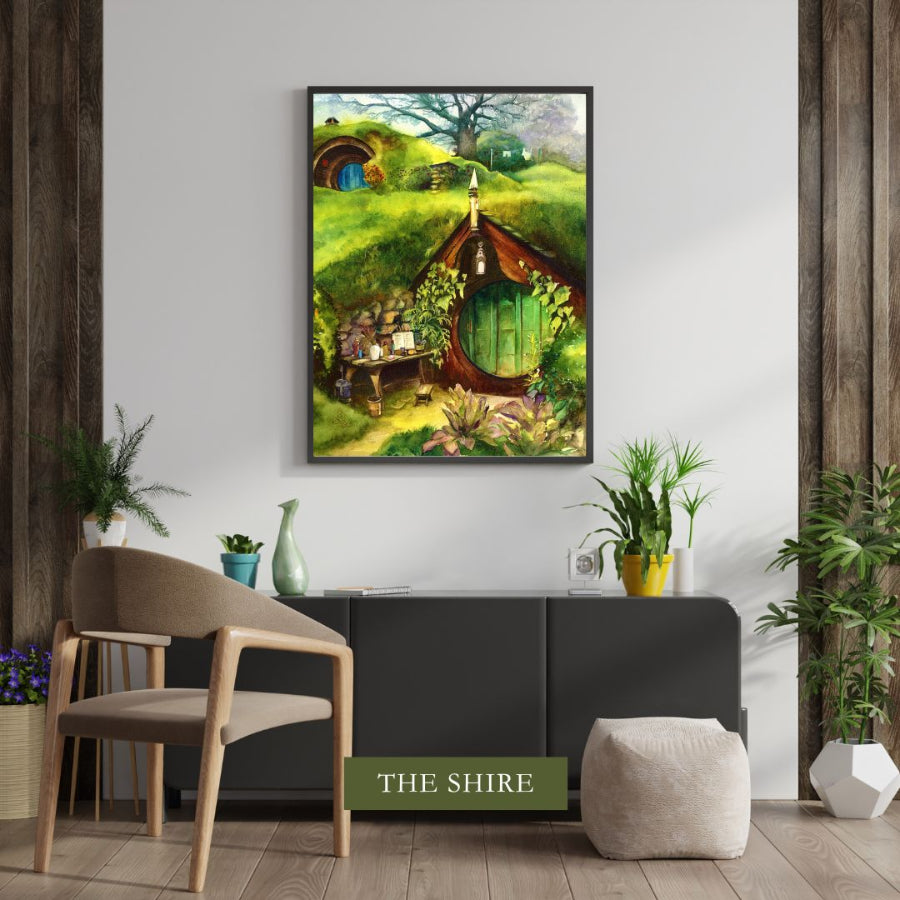 shire medieval collection Watercolor painting by Sophie Xie Dream In Watercolor. This stunning painting is available as a print on my website, http://www.dreaminwatercolor.com