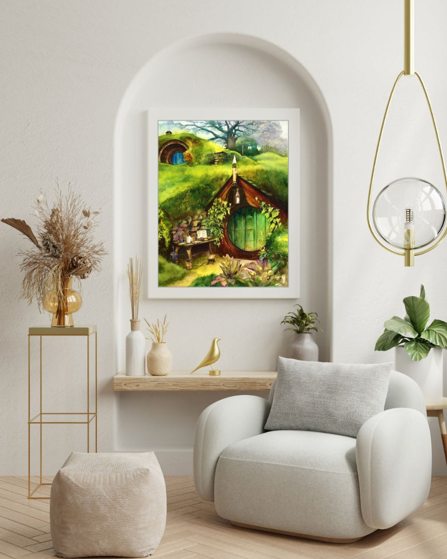 shire medieval collection Watercolor painting by Sophie Xie Dream In Watercolor. This stunning painting is available as a print on my website, http://www.dreaminwatercolor.com