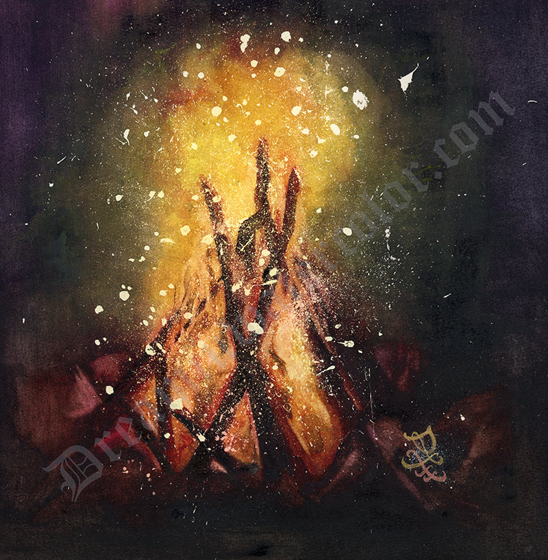 Flames - Dream and Light Collection Print