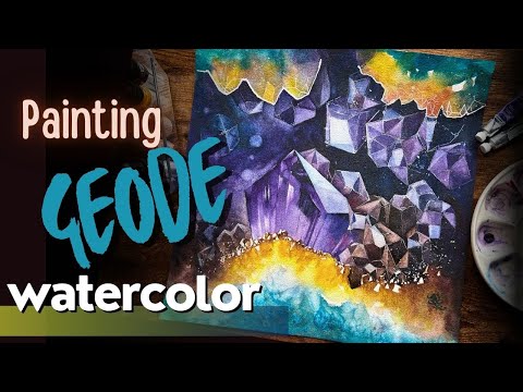Watercolor painting by Sophie Xie Dream In WatercolorThis stunning painting is available as a print on my website, http://www.dreaminwatercolor.com