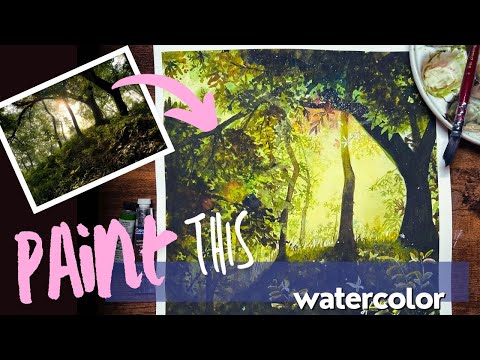 Watercolor painting by Sophie Xie Dream In Watercolor. This stunning painting is available as a print on my website, http://www.dreaminwatercolor.com
