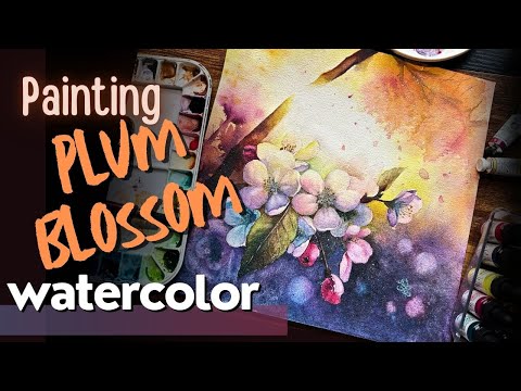 Watercolor painting by Sophie Xie Dream In WatercolorThis stunning painting is available as a print on my website, http://www.dreaminwatercolor.com